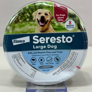 Seresto Large Dog (18+ Lbs) Flea and Tick Collar Brand New Sealed